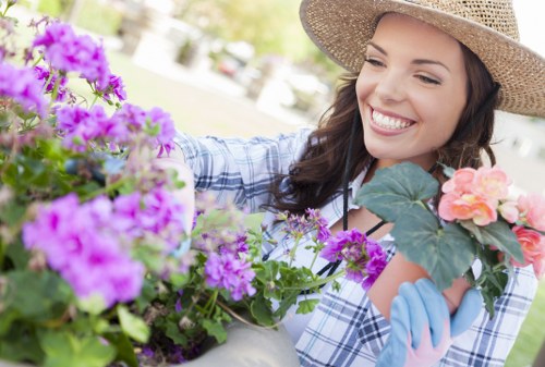 Booking process for a gardener service agreement